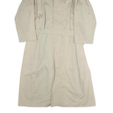 PHONIX Mens Beige Cotton Blend Classic Jacket L Button Closure Plain Stylish