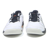 ASICS Gel-Dedicate Womens Lace-Up Trainers White Black & Orange Leather UK 5
