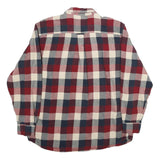 RED HEAD Mens Red & Blue Checked Shirt XL Casual Cotton Long Sleeve