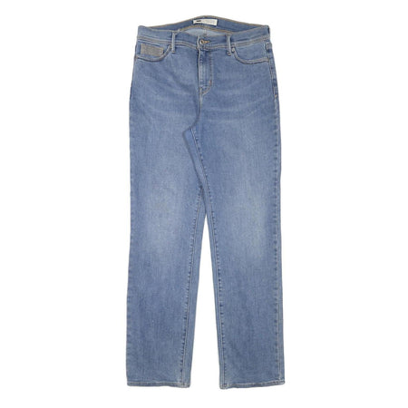 LEVI'S 512 Womens Slim Jeans Blue Denim W30 L31 Classic Cotton Blend Zip