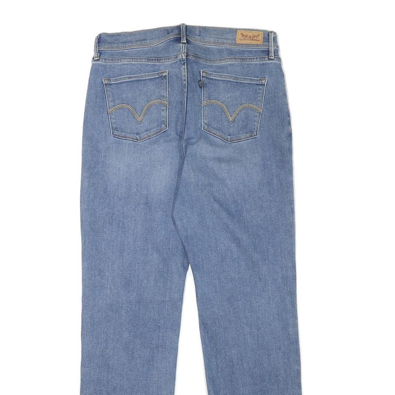 LEVI'S 512 Womens Slim Jeans Blue Denim W30 L31 Classic Cotton Blend Zip