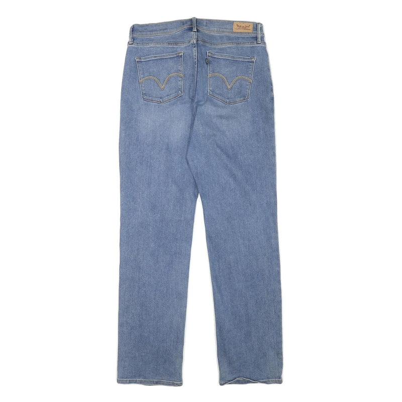 LEVI'S 512 Womens Slim Jeans Blue Denim W30 L31 Classic Cotton Blend Zip