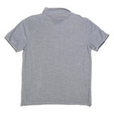 TIMBERLAND Mens Grey Short Sleeve Plain Polo Shirt L Casual Cotton