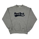 Hard Rock Cafe Sweatshirt - Medium Grey Cotton Blend