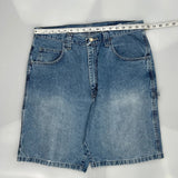 Wrangler Carpenter Shorts - 34W 10L Blue Cotton