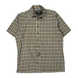 Ecko Unltd Checked Short Sleeve Shirt - Large Yellow Cotton