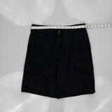 Dickies Cargo Shorts - 32W 10L Black Polyester Blend