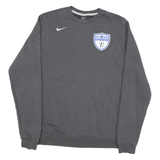 NIKE Mens Grey San Juan Soccer Club Crew Neck S Sweatshirt Class Of 2020