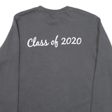 NIKE Mens Grey San Juan Soccer Club Crew Neck S Sweatshirt Class Of 2020