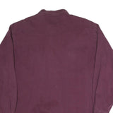 LEVI'S Mens Maroon Western Shirt L Relaxed Fit Cotton Blend Long Sleeve Button