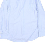 BOSS Mens Blue Shirt M Cotton Blend Classic Formal Button Down