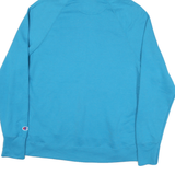 CHAMPION Mens Blue Pullover Hoodie XL Cotton Blend Casual Sweatshirt