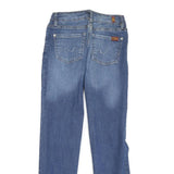 SEVEN Mens Regular Fit Blue Denim Jeans W24 L26 Zip Pockets Comfortable Casual