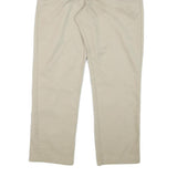 DICKIES Mens Cotton Blend Beige Regular Fit Straight Leg Trousers W34 L29