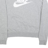 NIKE Mens Grey Crew Neck Sweatshirt XS Cotton Blend Sports Casual