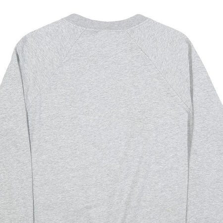 NIKE Mens Grey Crew Neck Sweatshirt XS Cotton Blend Sports Casual
