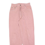 ACKERMANN Womens Pink Regular Fit Straight Denim Jeans Cotton W30 L32 Casual