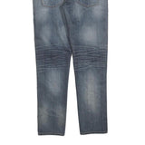 GUESS Mens Regular Fit Blue Denim Jeans W31 L31 Classic Zip Cotton Blend