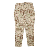 Womens Cotton Blend Beige Digital Camouflage Relaxed Cargo Trousers W30 L30