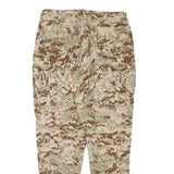 Womens Cotton Blend Beige Digital Camouflage Relaxed Cargo Trousers W30 L30