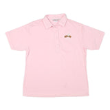 BOARDWALK Womens Pink Short Sleeve Plain 2XL Cotton Blend Polo Shirt Make A Wish