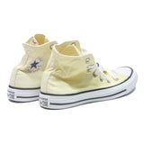 CONVERSE High Top Womens Trainers Yellow Canvas UK 5 Classic Lace-Up Casual