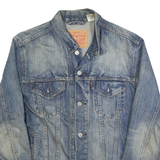 LEVI'S Mens Blue Cotton Denim Jacket M Classic Button Closure Casual Vintage