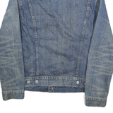 LEVI'S Mens Blue Cotton Denim Jacket M Classic Button Closure Casual Vintage