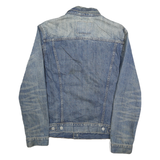 LEVI'S Mens Blue Cotton Denim Jacket M Classic Button Closure Casual Vintage