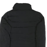 ZARA WOMAN Womens Black Outdoor Jacket M Polyester Blend Woven Plain Zip