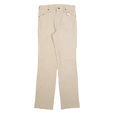 WRANGLER Mens Regular Fit Beige Cotton Jeans Zip W31 L34 Classic Casual Style