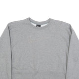 NIKE Womens Grey Crew Neck XS Cotton Blend Pullover Sweatshirt Casual