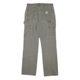 CARHARTT Mens Cotton Blend Relaxed Straight Trousers W29 L30 Workwear Utility