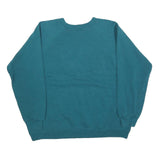 HANES Womens Blue Crew Neck M Comfortable Cotton Blend Sweatshirt Casual