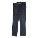 LEVI'S 521 Womens Jeans Blue Regular Slim Denim Dark W32 L32 Stylish Durable