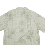 NATURAL ISSUE Mens Beige Floral Cotton Blend Button Jacket XL Casual Comfortable