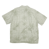 NATURAL ISSUE Mens Beige Floral Cotton Blend Button Jacket XL Casual Comfortable