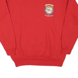 HANES Mens Red Trappers Creek Crew Neck M Sweater Cotton Blend Casual Style