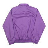DUCKSTER Womens Purple Jacket M Polyester Blend Plain Zip Casual Lightweight