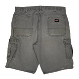 Dickies Cargo Shorts - 38W 11L Grey Cotton