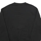 CHAMPION Mens Black National Sport School Crew Neck M Cotton Blend Sweatshirt