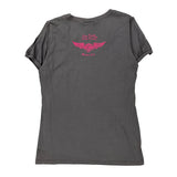 Iron Valley Harley Davidson Graphic T-Shirt - Large Gray Cotton