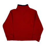 Age 1.5 Years Polo By Ralph Lauren 1/4 Zip - 2XS Red Cotton