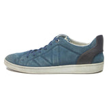 LOUIS VUITTON Mens Low Top Trainers Blue & Brown Synthetic UK 8.5 Premium Casual