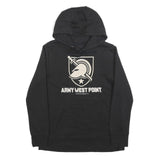 Womens Black Army West Point Football Hoodie M Cotton Blend Hooded Sweatshirt