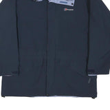 BERGHAUS Womens Navy Blue Outdoor Jacket L Polyester Blend Zip Weatherproof
