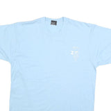 SCREEN STARS BEST Mens Blue Crew Neck Short Sleeve Graphic T-Shirt L Casual