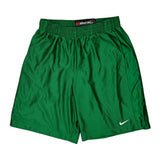Vintage Nike Sport Shorts - Large Green Polyester