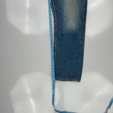 True Religion Contrast Stitch Jeans - 36W 27L Blue Cotton