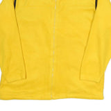MTA PRO Mens Yellow Zip Jacket XL Polyester Plain Comfort Casual Outerwear